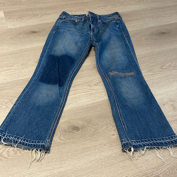 Derek Lam 10 Crosby Denim Gia Cropped Flare Jeans - Picture 3 of 7